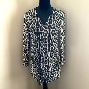 Leopard print cardigan